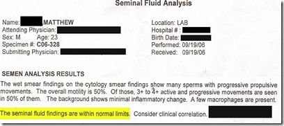 post vas sperm detection Anal master brisbane